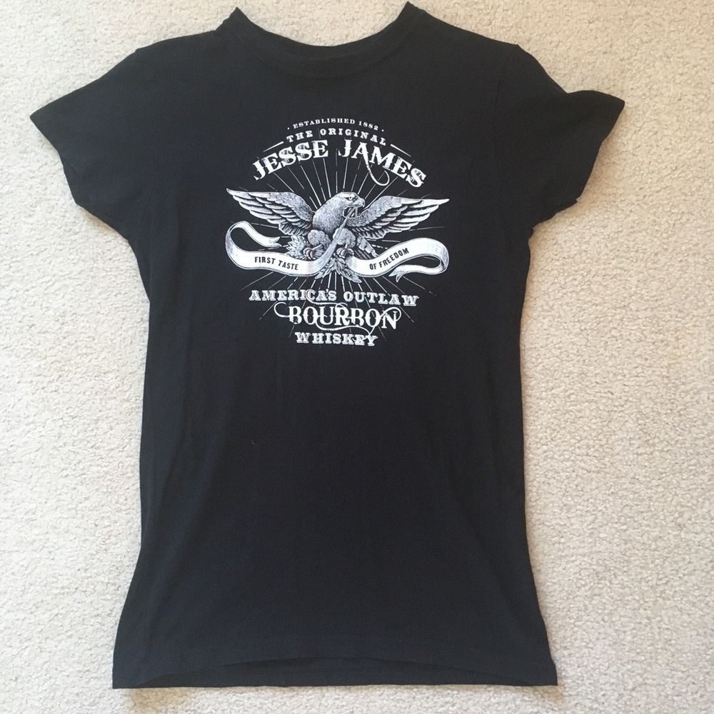 Jesse James America’s Outlaw Bourbon Whiskey Tee